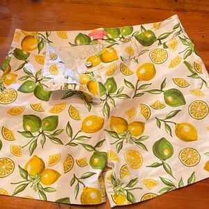 Isaac Mizrahi Citrus Print Women's Shorts